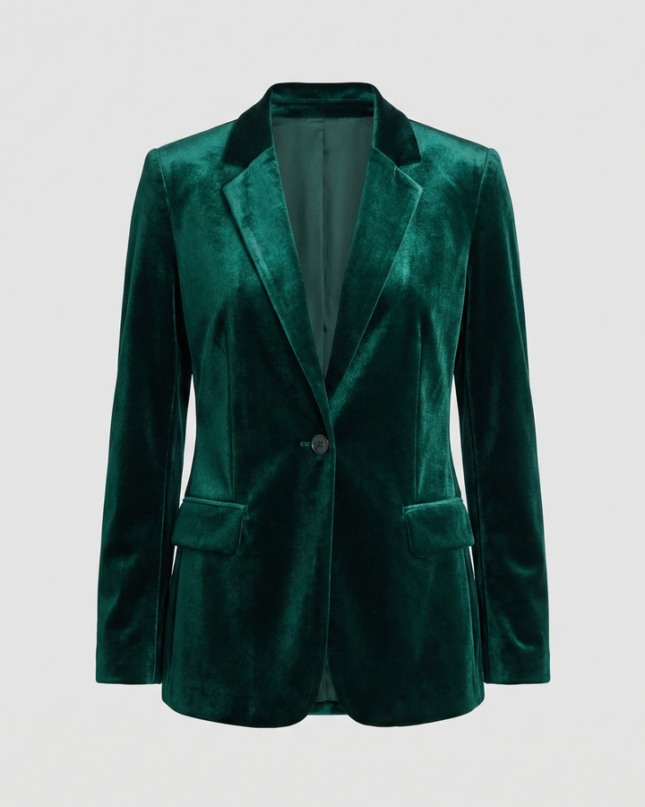 Eleganter Samtblazer Damenjacke