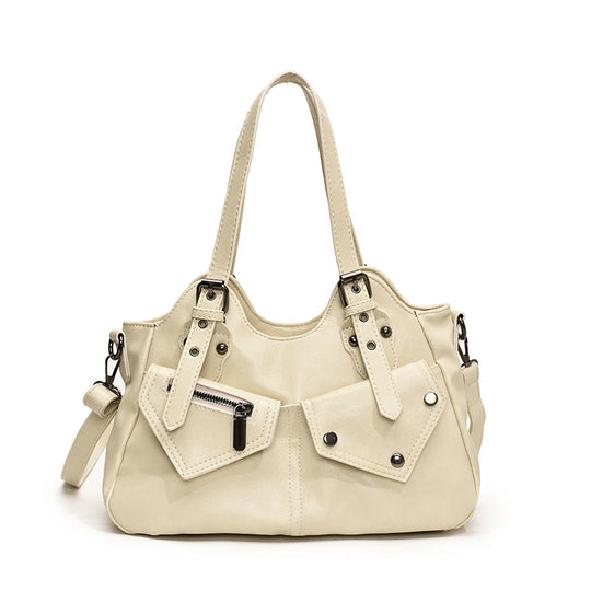 Nord Taschen | Handbag for School in Leather Multipockets