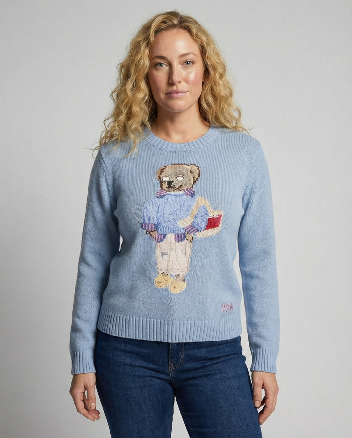 Bärenstrickpullover Damen Locker