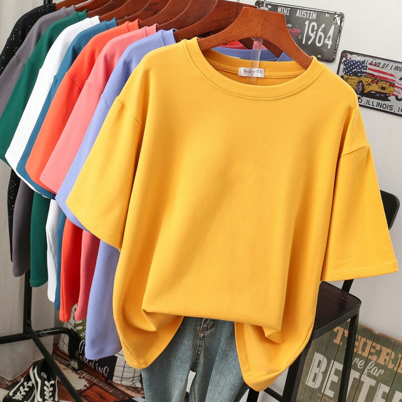 Nord Taschen | Oversized Baumwoll-Basic-T-Shirt für Damen