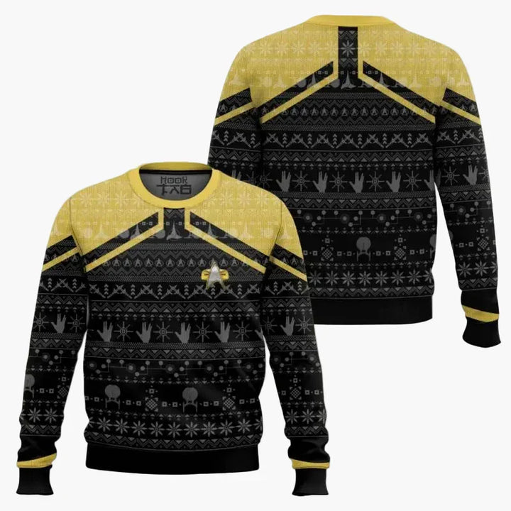 Star Trek Pullover - Geek Weihnachts-Sweatshirt für Fans, Winter Freizeit