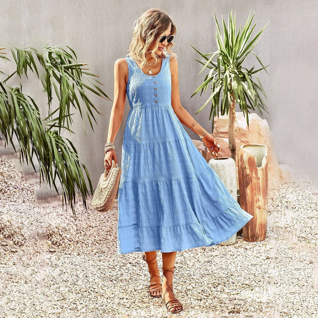 Ärmelloses Midikleid für den Sommer - JoNord Taschenelle
