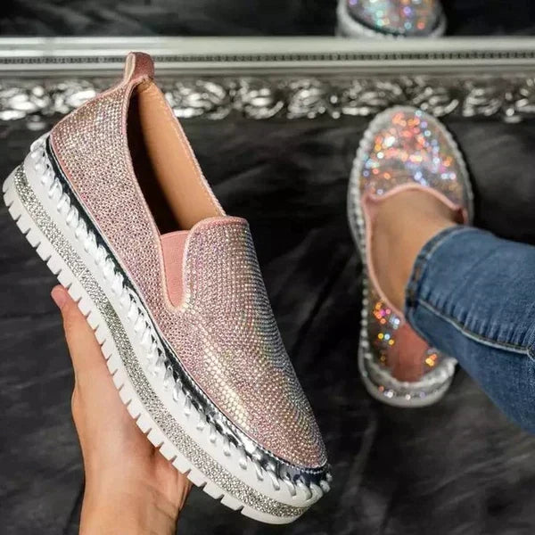 Schimmernde Schuhe für Damen