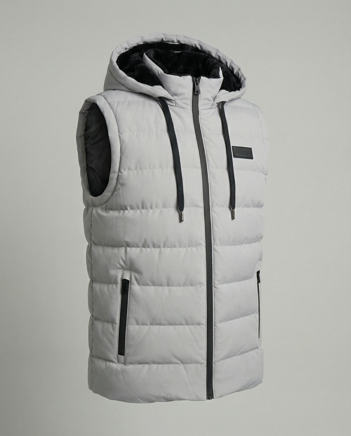 Sportliche Fleece Weste Herren