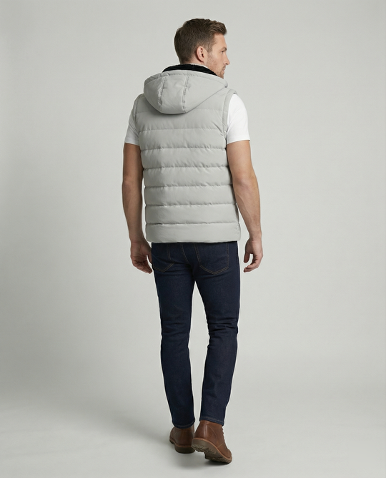 Sportliche Fleece Weste Herren