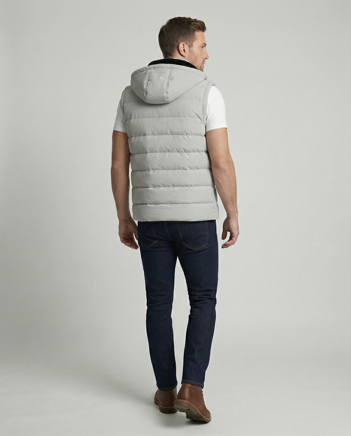 Sportliche Fleece Weste Herren
