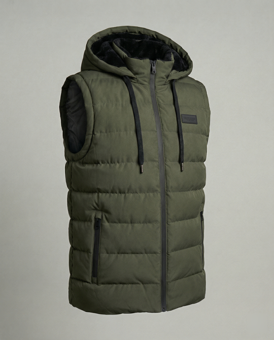 Sportliche Fleece Weste Herren