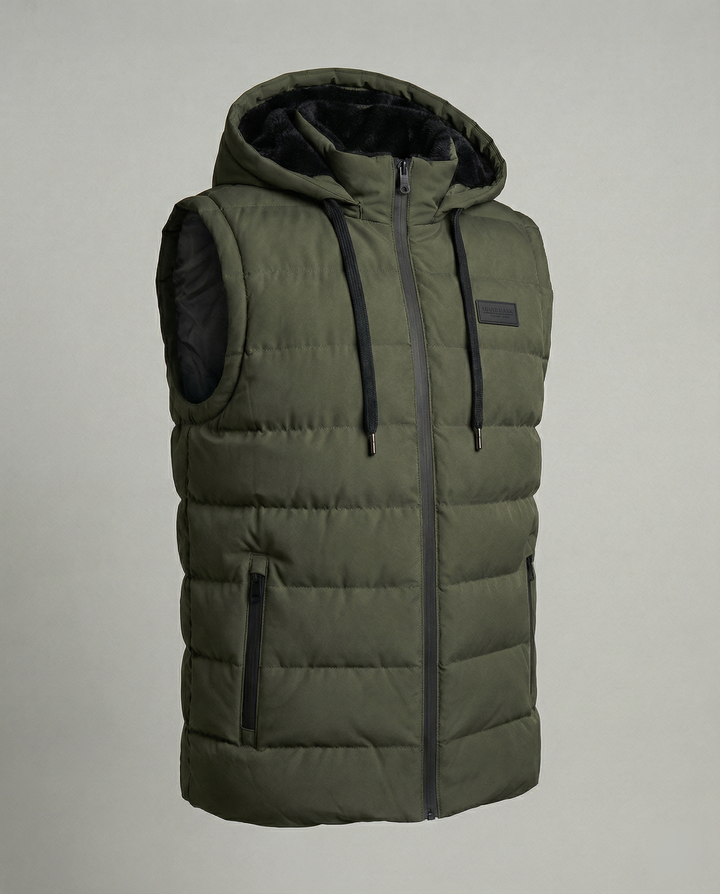 Sportliche Fleece Weste Herren
