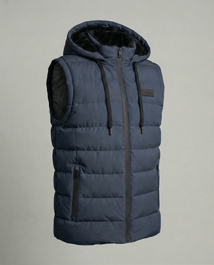 Sportliche Fleece Weste Herren