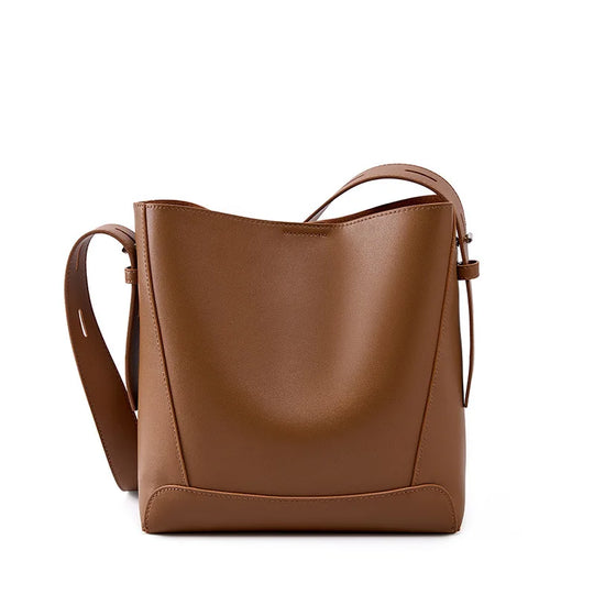 Nord Taschen | Luxury Smooth Leather School Handbag with Shoulder Strap