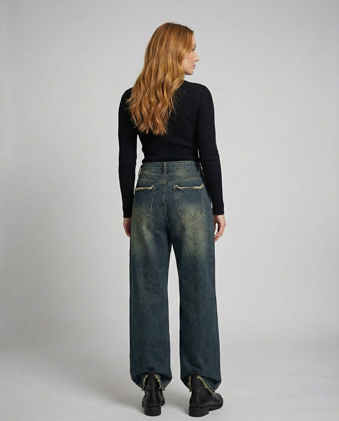 Vintage Baggy Jeans Damen
