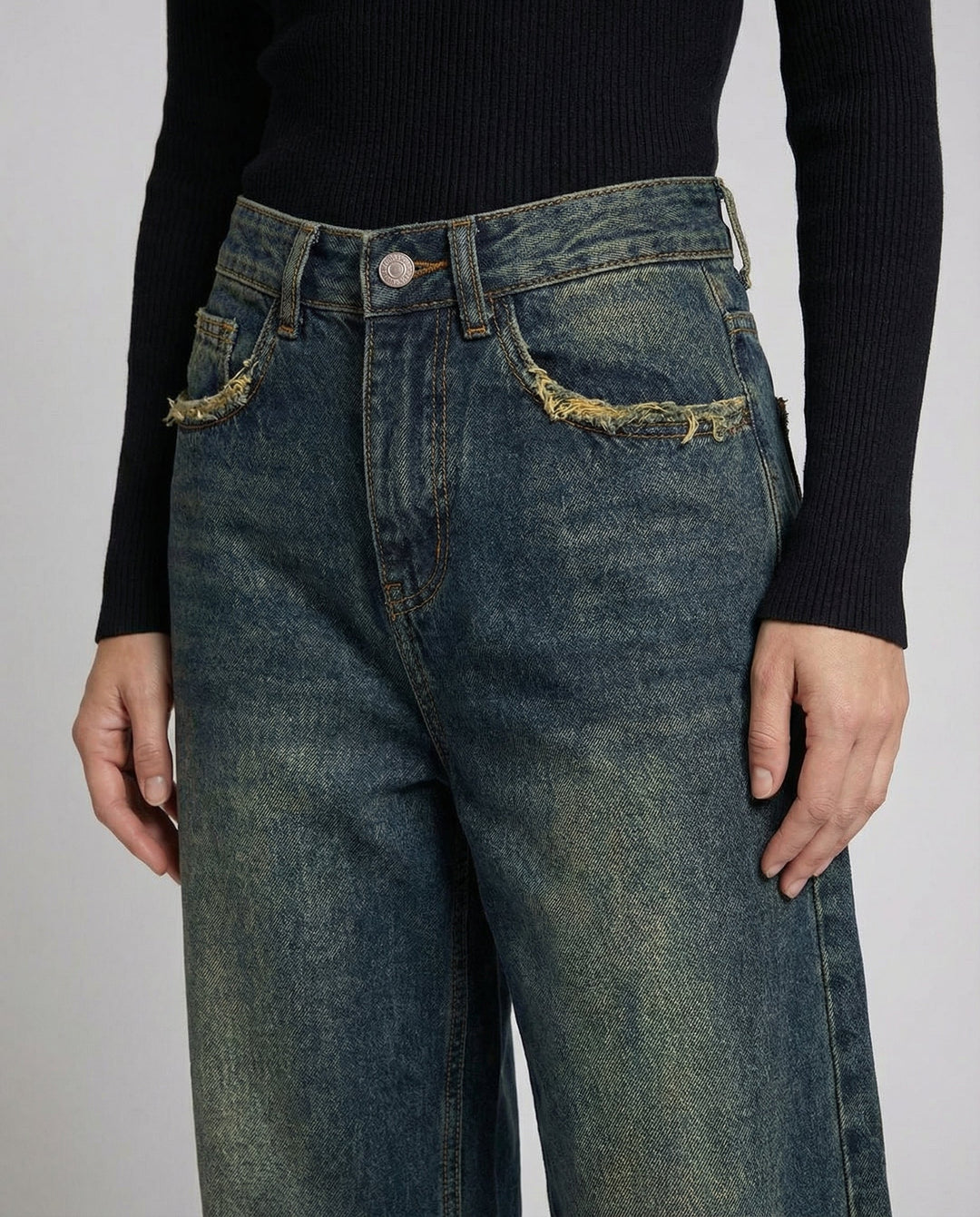 Vintage Baggy Jeans Damen