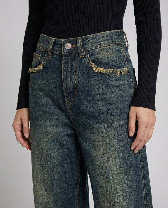 Vintage Baggy Jeans Damen
