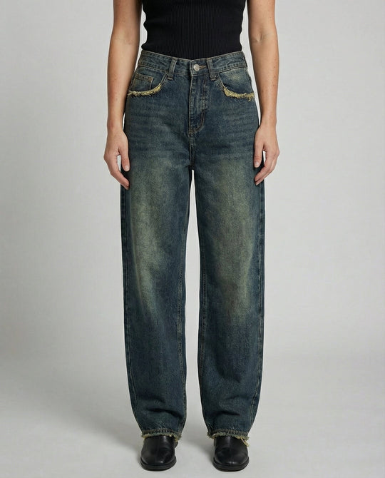 Vintage Baggy Jeans Damen