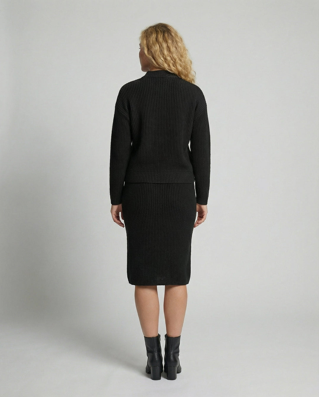 Elegantes Strickset Pullover Rock