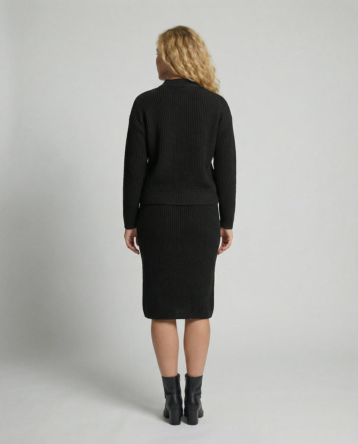 Elegantes Strickset Pullover Rock