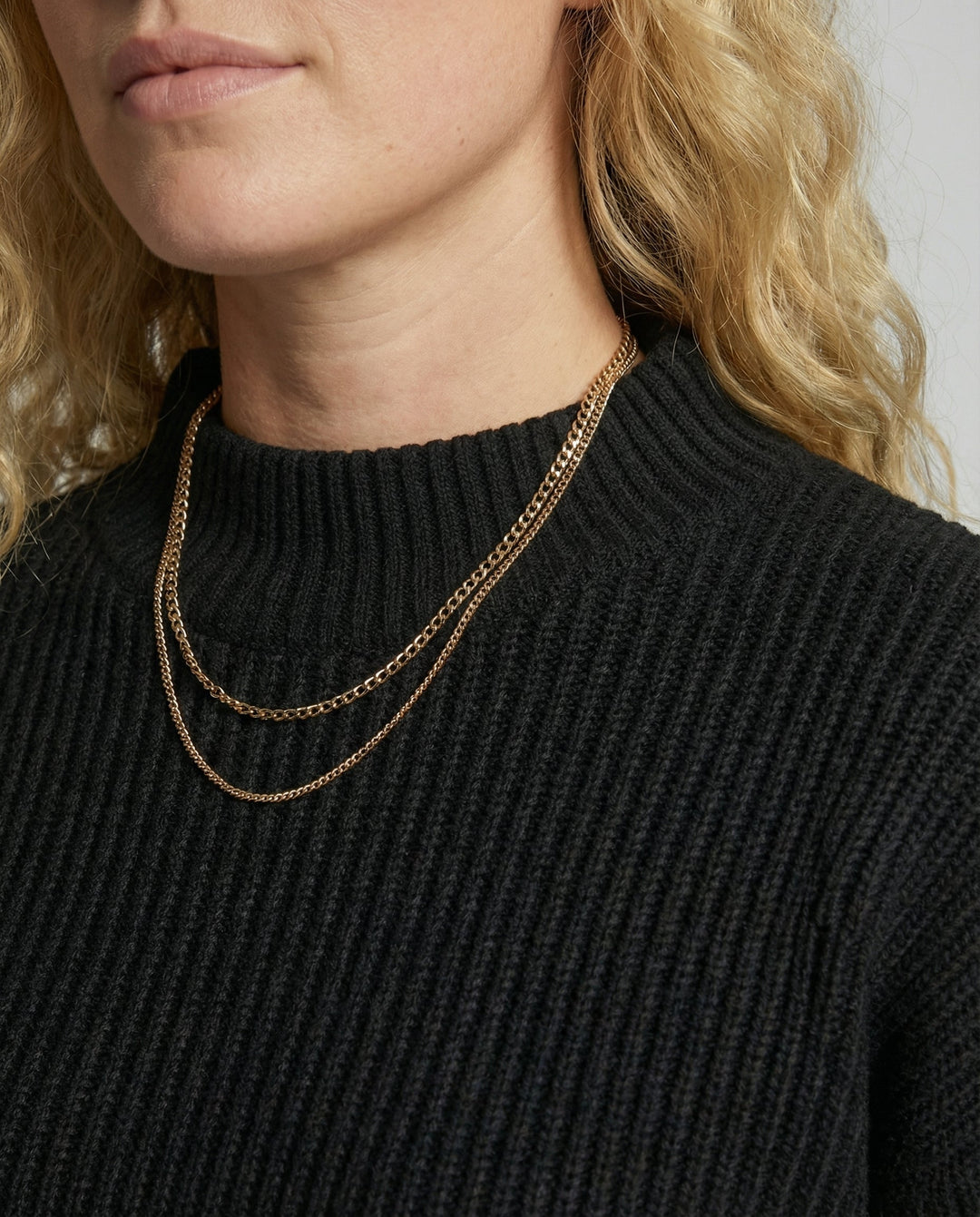 Elegantes Strickset Pullover Rock