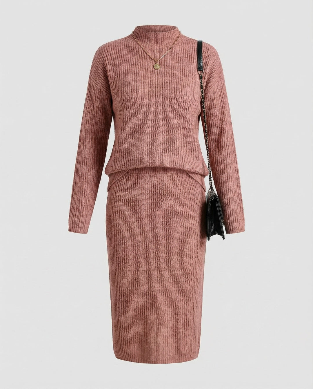 Elegantes Strickset Pullover Rock
