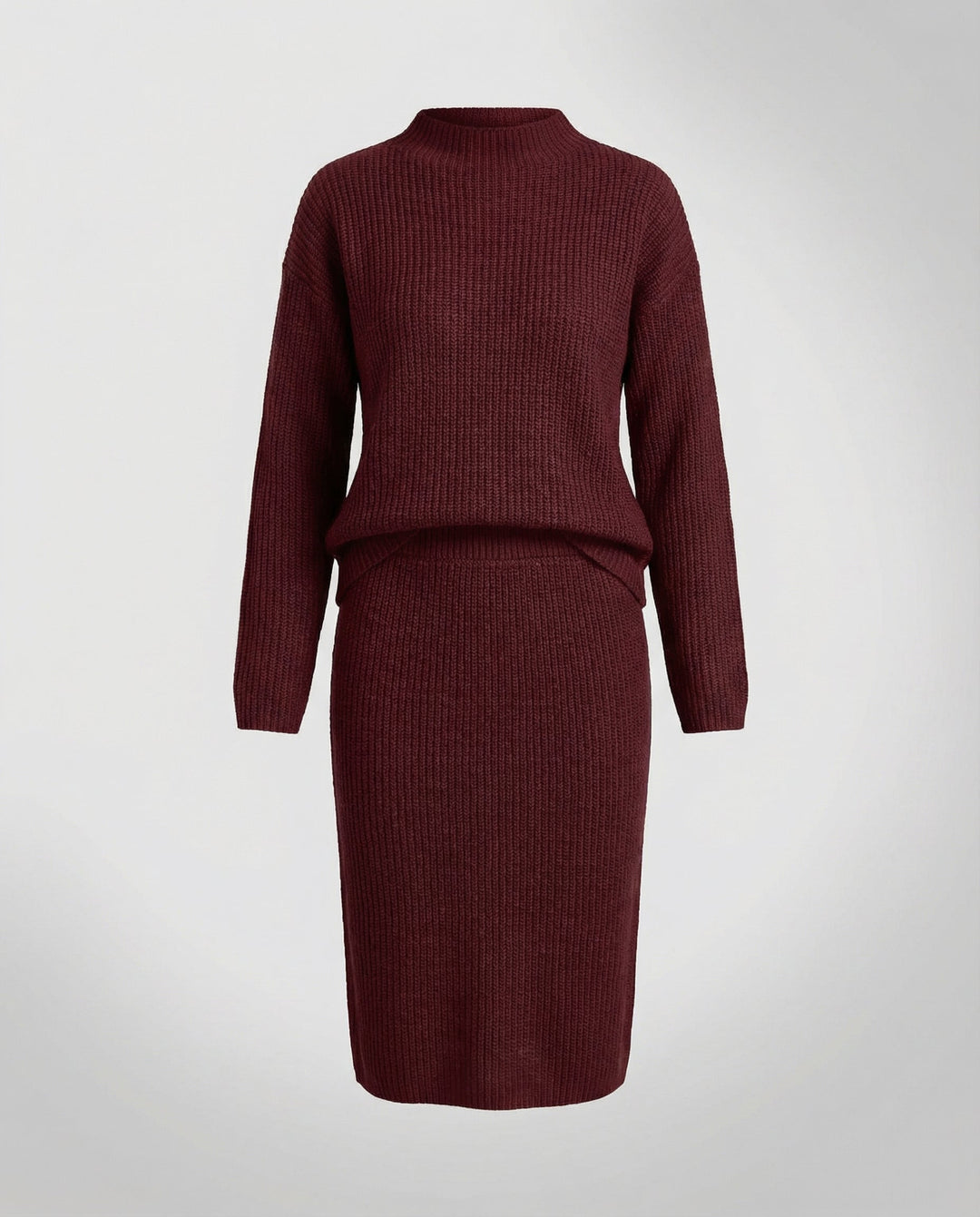 Elegantes Strickset Pullover Rock