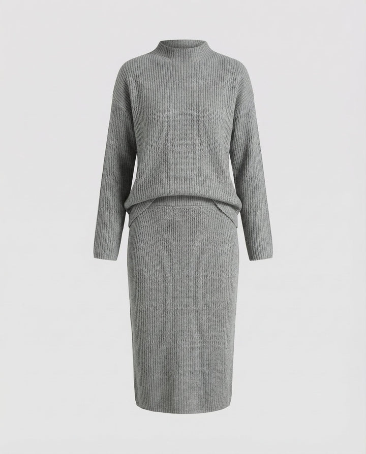 Elegantes Strickset Pullover Rock