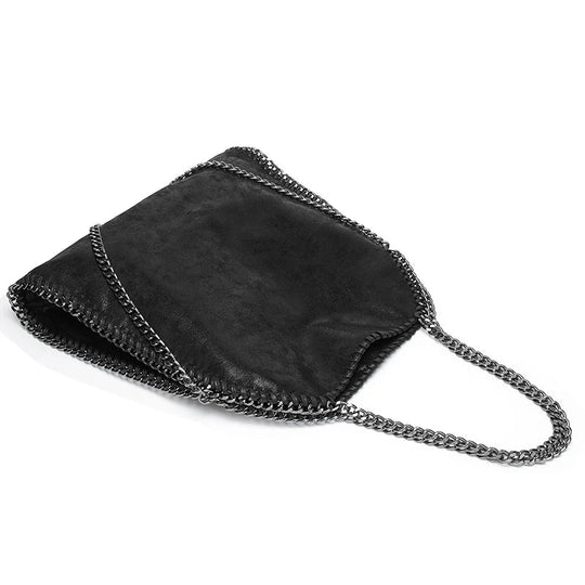 Nord Taschen | Soft Leather Handbag with Chain Shoulder Strap