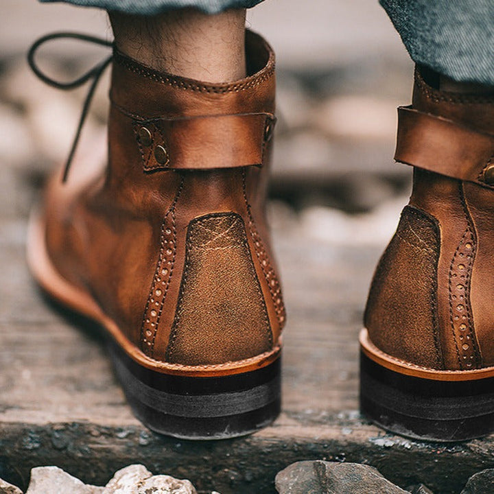 Herren Lederstiefel