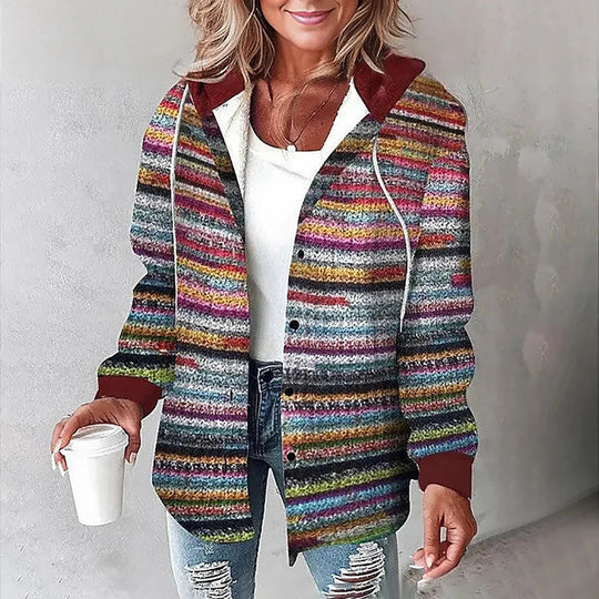 Kariertes Komfort-Hoodie