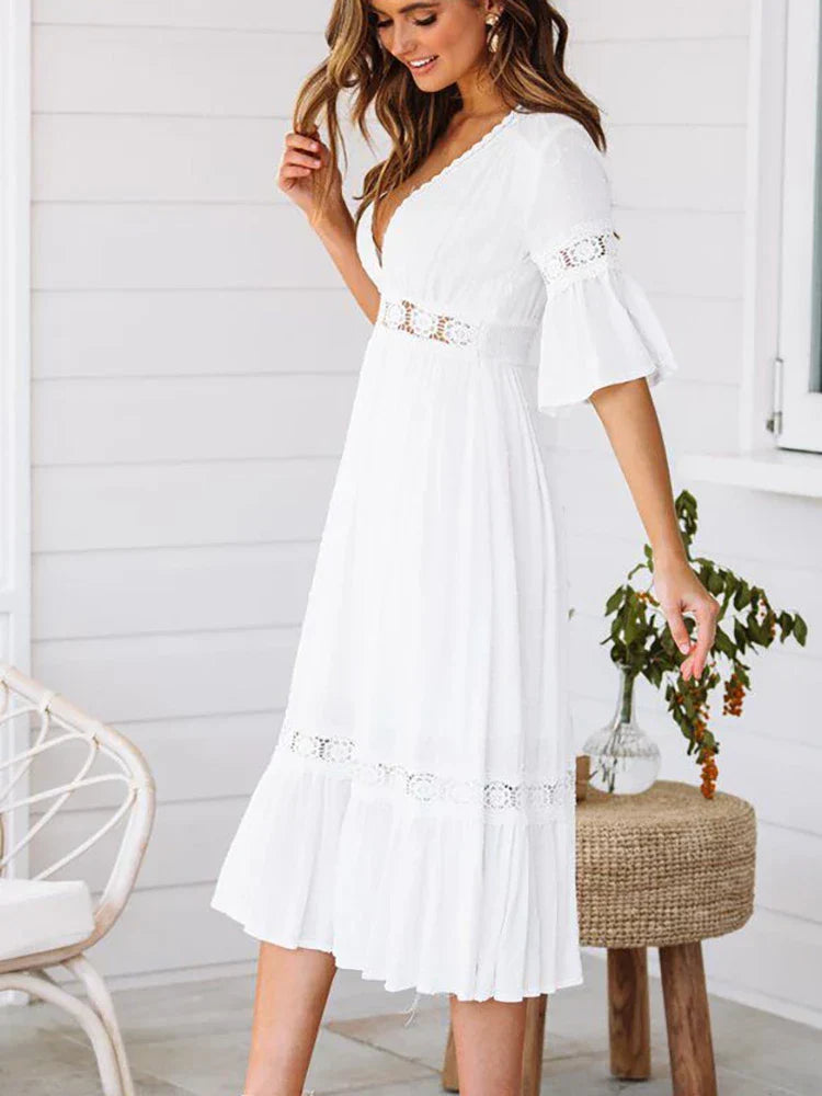 Boho-Midi-Kleid