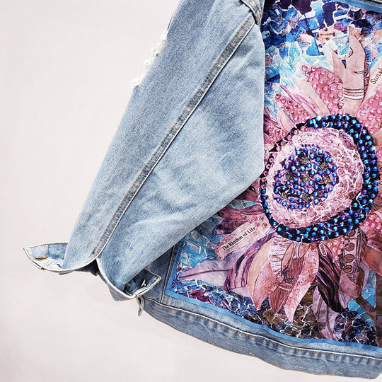 Oversized Damen Denimjacke - Vittorelli