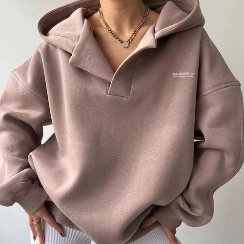 Wärmer Damen Hoodie für Wintertage