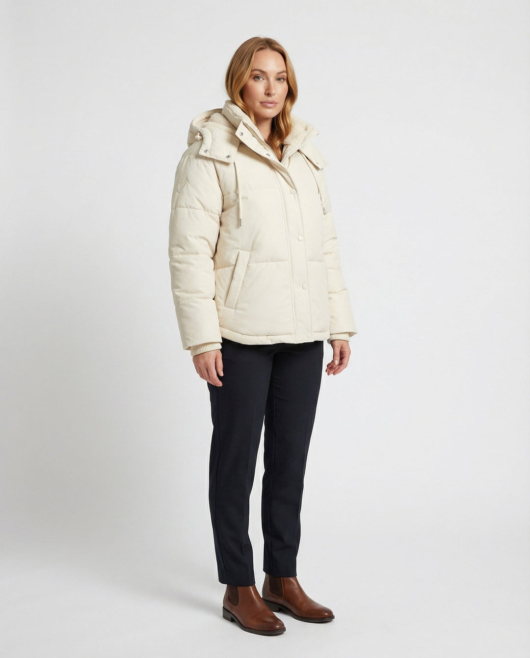 Warme Damen Winterjacke Gepolstert