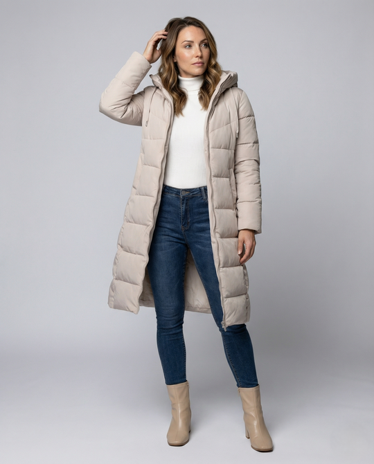 Schicke Warme Winterjacke Damen