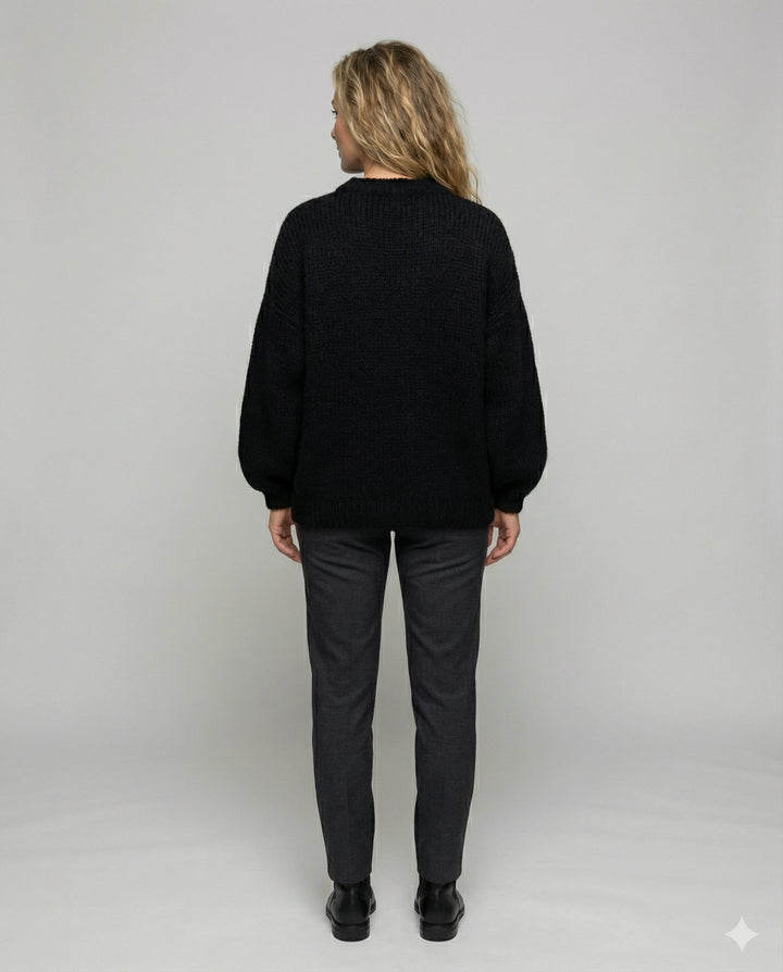 Flauschiger Oversize Pullover Damen