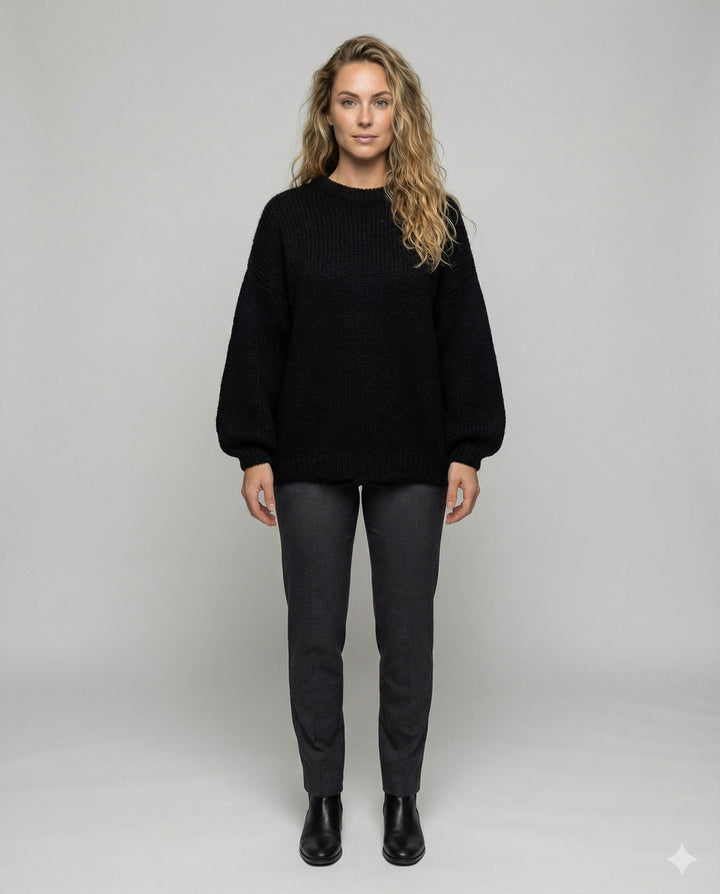Flauschiger Oversize Pullover Damen