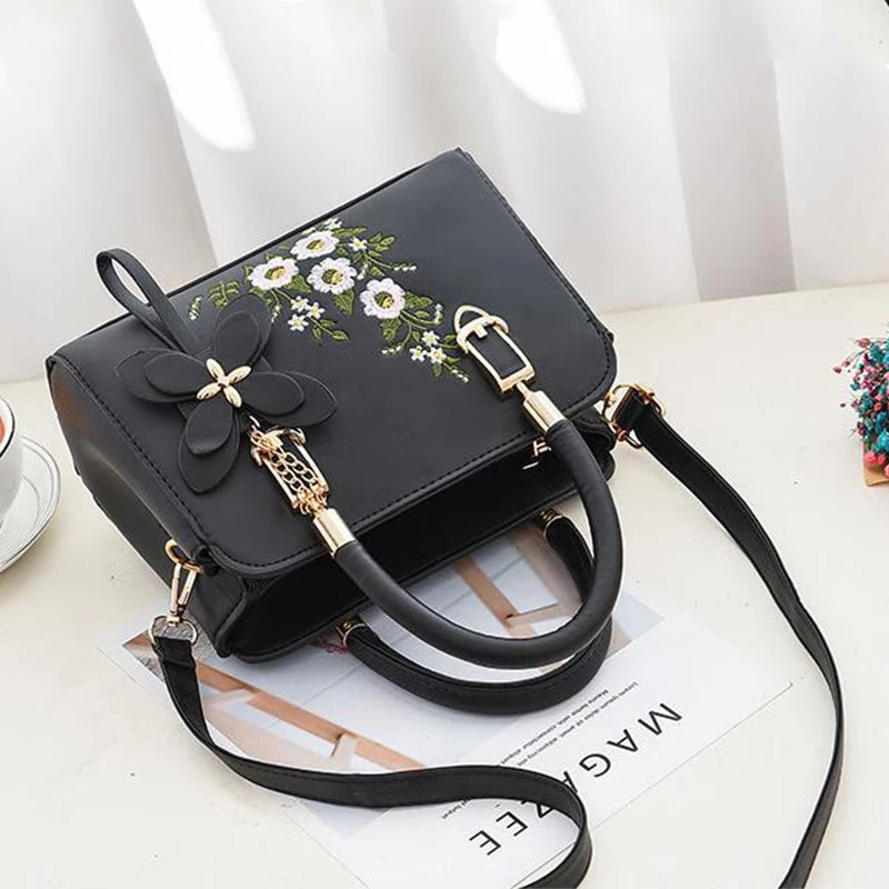 Nord Taschen | Tasche mit Blumenstickerei