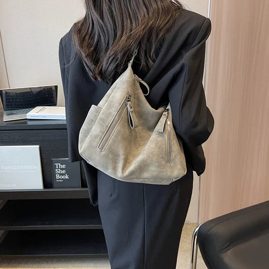Nord Taschen | Large Suede Handbag