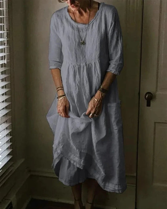 Oversize Kleid aus Baumwolle für Frauen