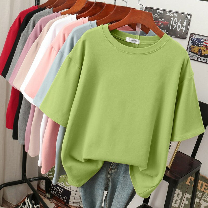 Nord Taschen | Oversized Baumwoll-Basic-T-Shirt für Damen