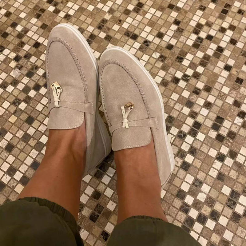 Loafers Damen-Loafer mit Schloss-Detail