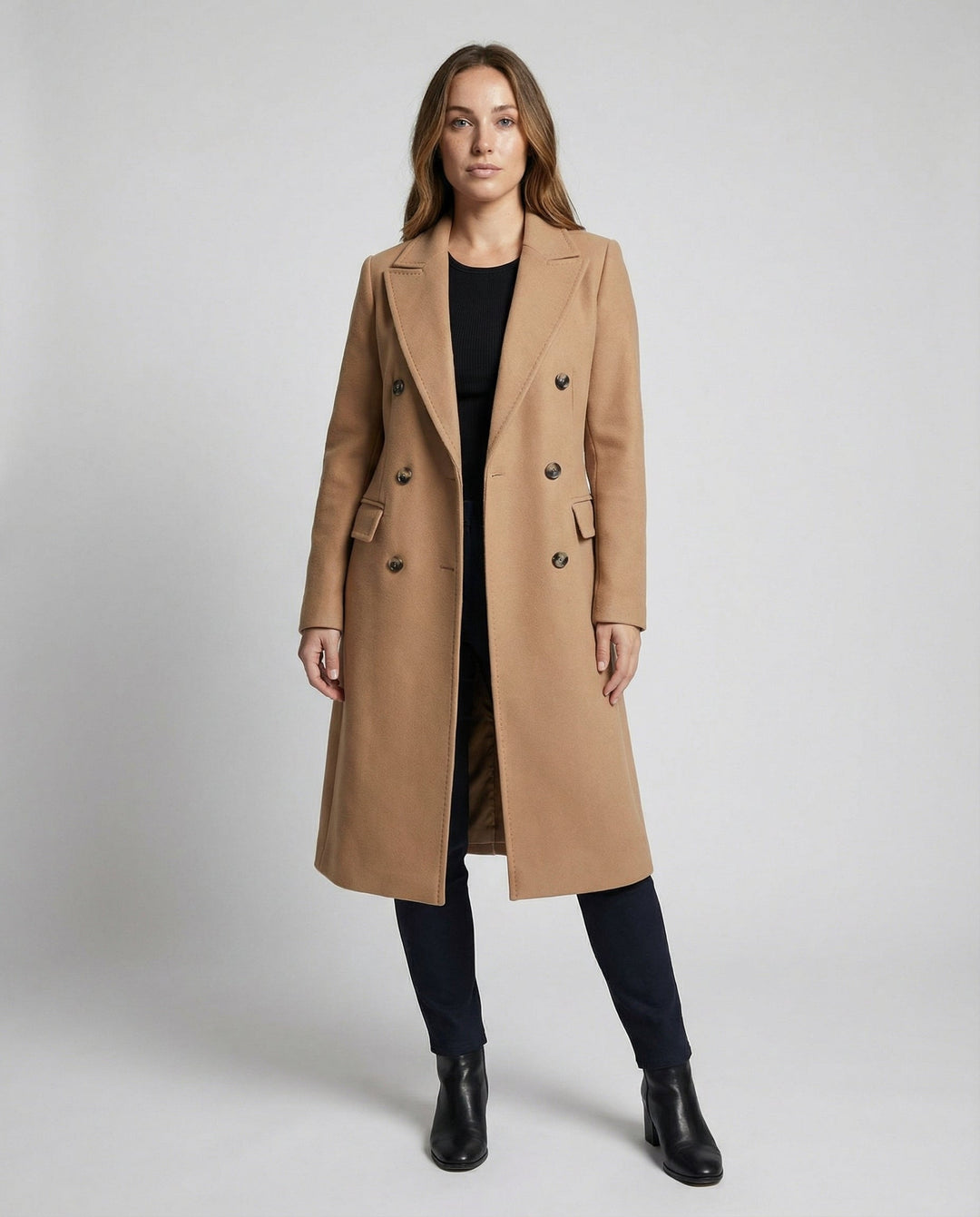 Elegante Lange Winterjacke Damen