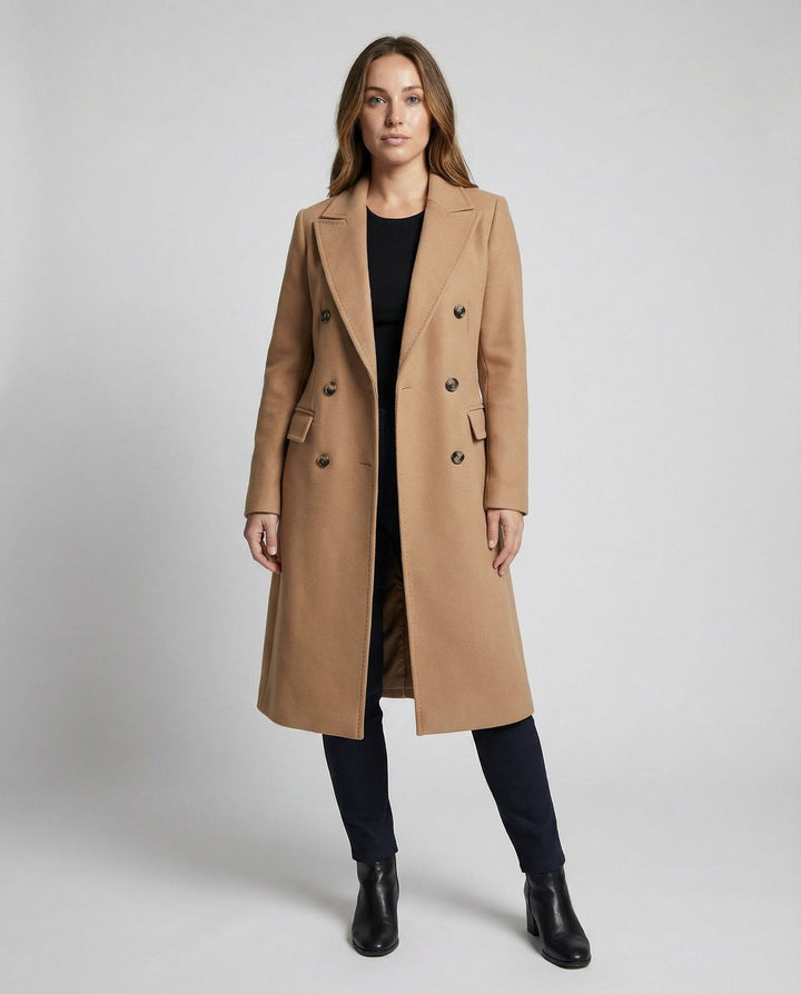 Elegante Lange Winterjacke Damen
