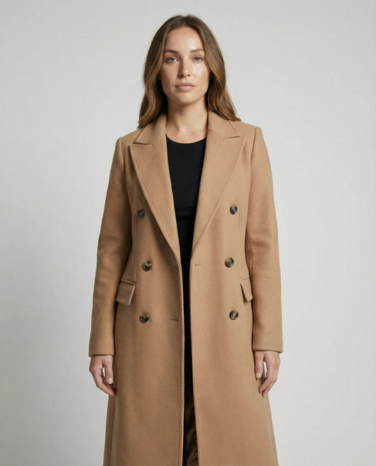 Elegante Lange Winterjacke Damen