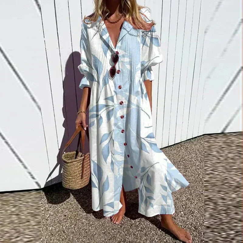 Luxuriöses Frühlings-Bohemian-Kleid