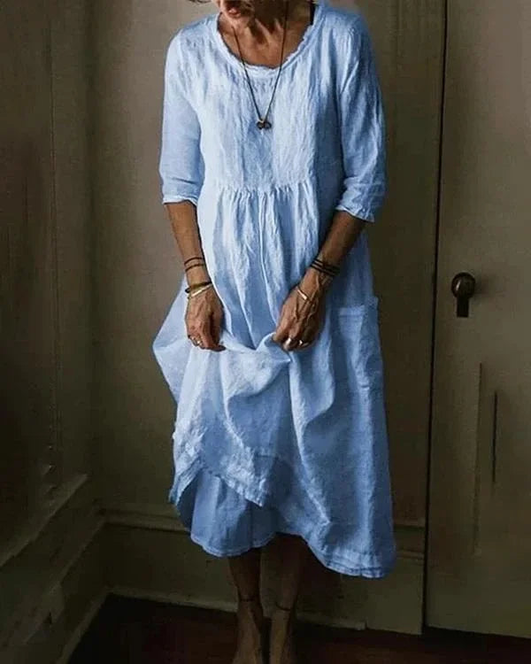 Oversize Kleid aus Baumwolle für Frauen
