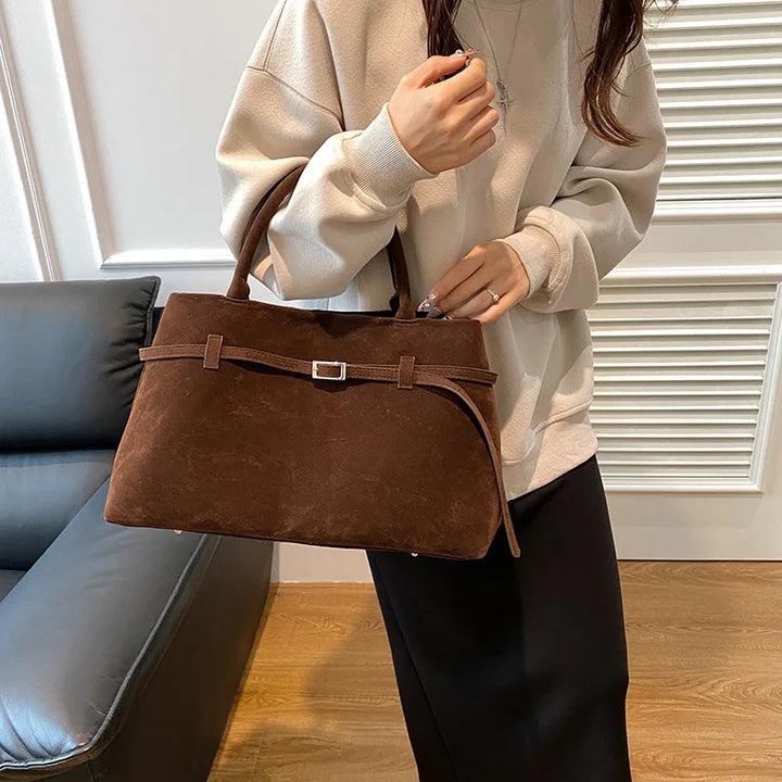 Nord Taschen | Suede Shoulder Handbag
