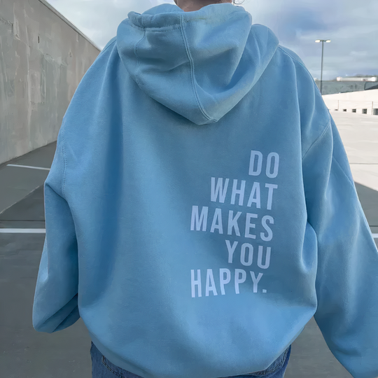 Damen Gelassenheit Statement Hoodie - Vittorelli
