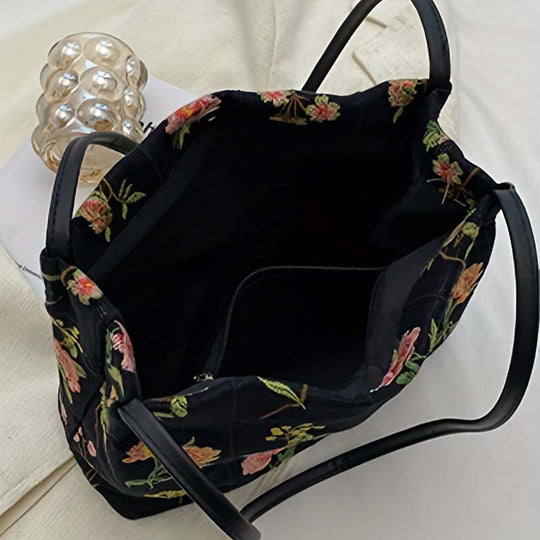 Nord Taschen | Tasche mit Blumenstickerei