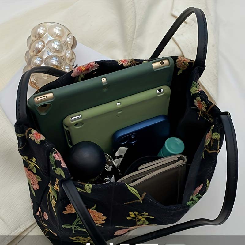 Nord Taschen | Tasche mit Blumenstickerei