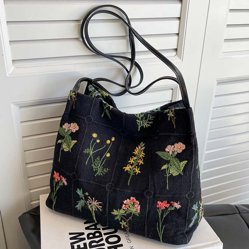 Nord Taschen | Tasche mit Blumenstickerei