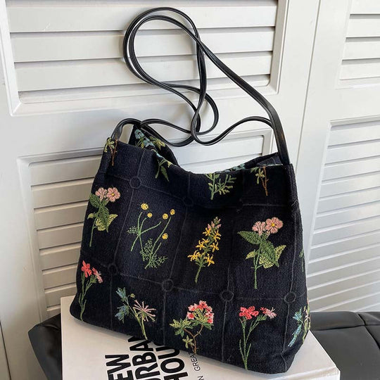 Nord Taschen | Tasche mit Blumenstickerei